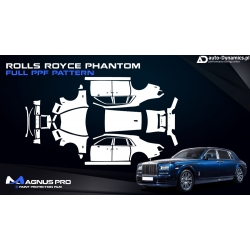 Folia Ochronna PPF Rolls-Royce Phantom [Wykroje / Szablony / Instalacja] - Magnus Pro