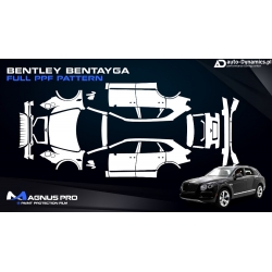 Folia Ochronna PPF Bentley Bentayga [Wykroje / Szablony / Instalacja] - Magnus Pro