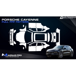 Folia Ochronna PPF Porsche Cayenne [Wykroje / Szablony / Instalacja] - Magnus Pro