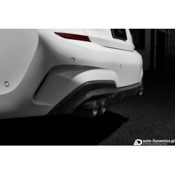 Dyfuzor Zderzaka Tylnego BMW 3 [G20 G21] Włókno Węglowe [Carbon] – 3DDesign [Dokładka Tył | Blenda | Spojler | Tuning] 
