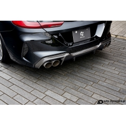 Dyfuzor Zderzaka Tylnego BMW M8 [F91 F92 F93] Włókno Węglowe [Carbon] – 3DDesign [Dokładka Tył | Blenda | Spojler | Tuning] 