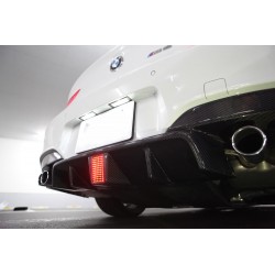 Dyfuzor Zderzaka Tylnego BMW M6 [F06 F12 F13] Włókno Węglowe [Carbon] - Kohlenstoff [Karbon | Spojler | Dokładka]