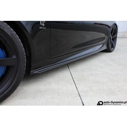 Listwy Progowe BMW M5 [F10] Włókno Węglowe [Carbon] - 3DDesign [Karbon | Progi | Dokładki | Nakładki]