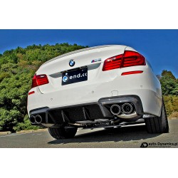 Dyfuzor Zderzaka Tylnego BMW M5 [F10] Włókno Węglowe [Carbon] - end.cc [Karbon | Dokładna | Nakładka | Tył]