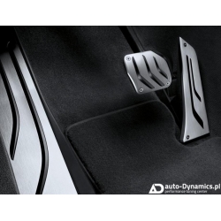 Aluminiowe Nakładki Pedałów [Komplet - Zestaw] BMW 5 [G30 G31] - BMW M Performance [Sportowe | Antypoślizgowe | Podstopnica]