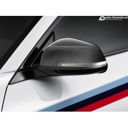 Oryginalne Obudowy Lusterek Zewnętrznych BMW M2 [F87] Włókno Węglowe [Carbon / Karbon] - BMW M Performance [Zestaw | Tuning]