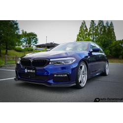 Spoiler Zderzaka Przedniego BMW Serii 5 [G30 G31] Włókno Węglowe [Carbon] - end.cc [Karbon | Carbon | Tuning]
