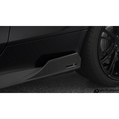 Listwy Progowe - Progi Mercedes Benz C63 / S AMG [205] Włókno Węglowe [Carbon] - Brabus [Spoilery Progów | Boczne | Karbon]