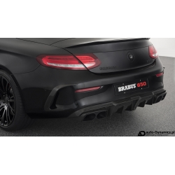 Spoilery Górne Zderzaka Tylnego Mercedes Benz C63 / S AMG [205] Włókno Węglowe [Carbon] - Brabus [Splittery | Tył | Karbon]