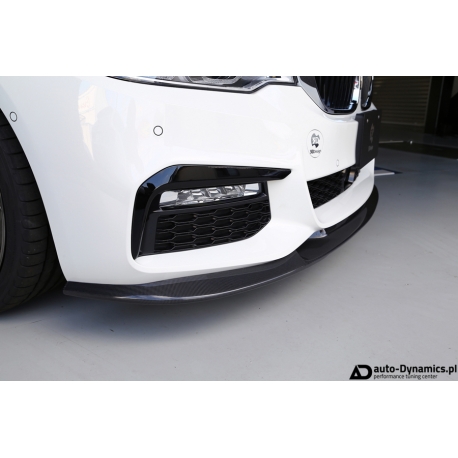Spoiler Zderzaka Przedniego BMW Serii 5 [G30 G31] Włókno Węglowe [Carbon] – 3DDesign [Spojler | Front Lip | Splitter]