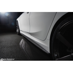 Listwy Progowe [Progi] BMW 3 [G20 G21] Włókno Węglowe [Carbon] – 3DDesign [Dokładki Progów | Spojler Pod-Progowe | Karbon]