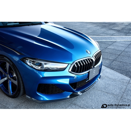Spoiler Zderzaka Przedniego BMW 8 [G14 G15 G16] Włókno Węglowe [Carbon] – 3DDesign [Dokładka Przód | Front Lip | Spojler]