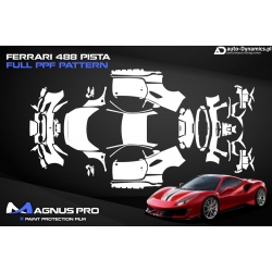 Folia Ochronna PPF Ferrari 488 Pista [Wykroje / Szablony / Instalacja] - Magnus Pro