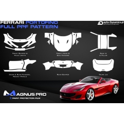 Folia Ochronna PPF Ferrari Portofino [Wykroje / Szablony / Instalacja] - Magnus Pro