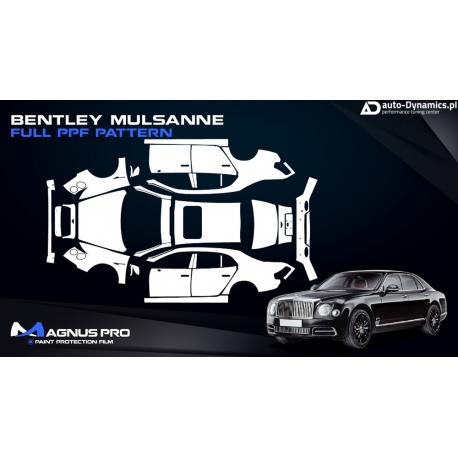Folia Ochronna PPF Bentley Mulsanne [Wykroje / Szablony / Instalacja] - Magnus Pro