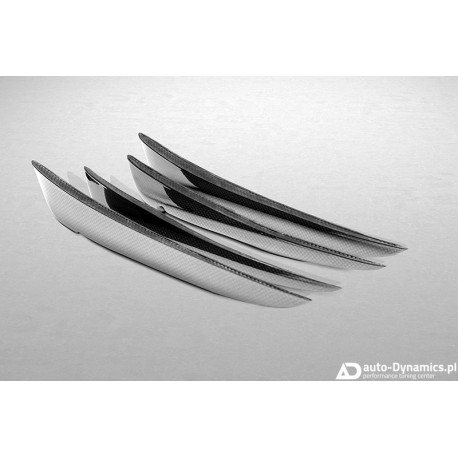 Splittery Boczne Zderzaka Przedniego Ferrari 458 [Speciale] - Capristo [Włókno Węglowe - Carbon]