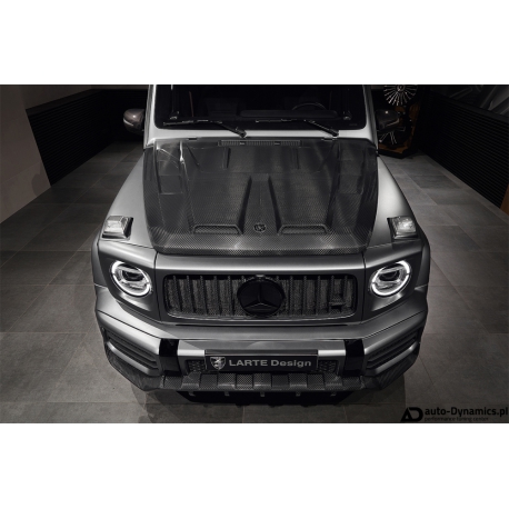 Pokrywa / Maska Silnika Mercedes-Benz G63 AMG [W463A] Włókno Węglowe [Carbon] - Larte Design [Karbonowa Maska Przód]