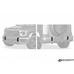 Panele Akcentowe Zderzaka Przedniego i Tylnego Mercedes-Benz G & AMG [W463A] Włókno Węglowe [Carbon] Inferno "Light" - TOPCAR 