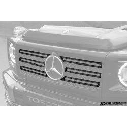 Listwy Akcentowe Grill’a Mercedes-Benz G350d G400d G500 G550 [W463A] Włókno Węglowe [Carbon] Inferno "Light" - TOPCAR