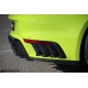 Panele Akcentowe Wylotów Powietrza Zderzaka Tylnego Porsche 911 Turbo & S [992] Włókno Węglowe [Carbon] STINGER – TOPCAR