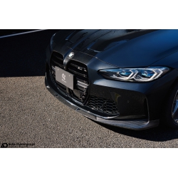 Spoiler Zderzaka Przedniego BMW M3 M4 [G80 G81 G82 G83] Włókno Węglowe [Carbon] - 3DDesign [Spojler | Splitter | Front Lip]