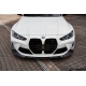 Splittery Dolne Spoilera Zderzaka Przedniego BMW M3 M4 [G80 G81 G82 G83] Włókno Węglowe [Carbon] - 3DDesign [Dokładki Przód]