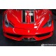 Splittery Centralne Zderzaka Przedniego Ferrari 458 [Speciale i Aperta] - Capristo [Włókno Węglowe - Carbon]
