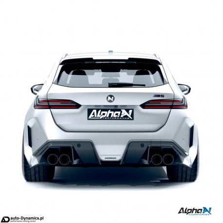 Dyfuzor Zderzaka Tylnego V1 BMW M5 [G90 G99] Włókno Węglowe [Carbon] – Alpha-N