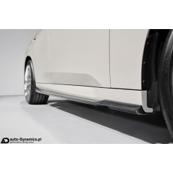Listwy Progowe [Progi] BMW X3 [G45] Włókno Węglowe [Carbon] - 3DDesign [Dokładki Progów | Karbon]