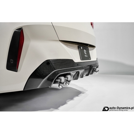 Dyfuzor Zderzaka Tylnego BMW X3 [G45] Włókno Węglowe [Carbon] - 3DDesign [Karbon | Tuning]