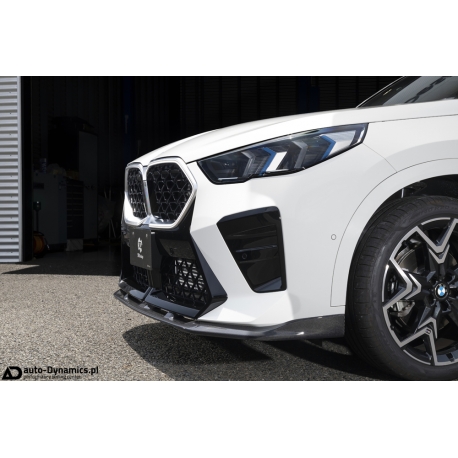 Spoiler Zderzaka Przedniego BMW X2 [U10] Włókno Węglowe [Carbon] - 3DDesign [Spojler | Splitter | Front Lip]