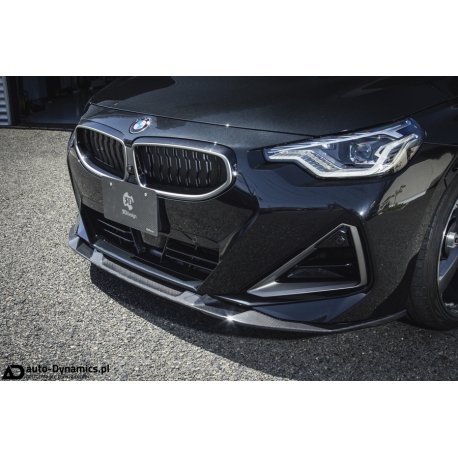 Spoiler Zderzaka Przedniego BMW Serii 2 [G42] Włókno Węglowe [Carbon] - 3DDesign [Spojler | Splitter | Front Lip]