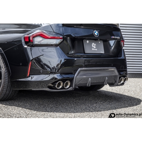 Dyfuzor Zderzaka Tylnego BMW Serii 2 [G42] Włókno Węglowe [Carbon] - 3DDesign [Karbon | Tuning]