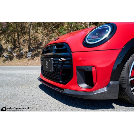 Spoiler Zderzaka Przedniego Mini Cooper JCW [F66 F67] Włókno Węglowe [Carbon] - 3DDesign [Spojler | Splitter | Front Lip]