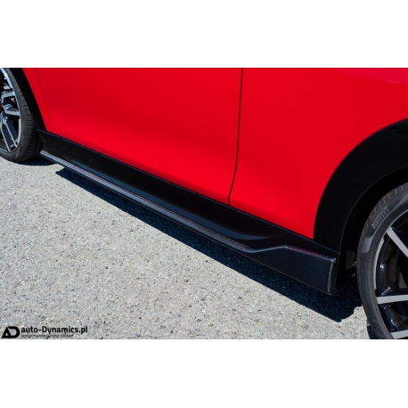 Listwy Progowe [Progi] Mini Cooper JCW [F66] Włókno Węglowe [Carbon] - 3DDesign [Dokładki Progów | Karbon]