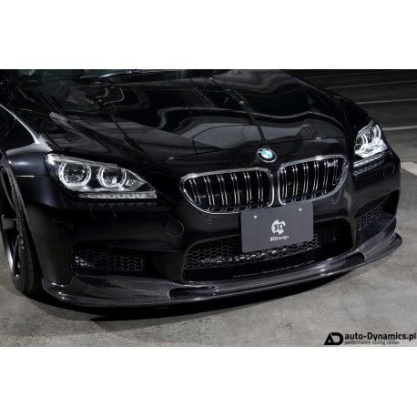Spoiler Zderzaka Przedniego BMW M6 [F06 F12 F13] Włókno Węglowe [Carbon] - 3DDesign [Spojler | Przód | Karbon | Lip | Dokładka]