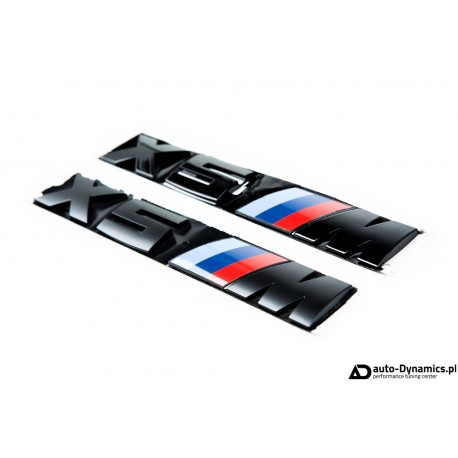 Emblemat Tył BMW X5M [F85] - iND [Logo | Znaczek | Lakierowany | Mat | Połysk]