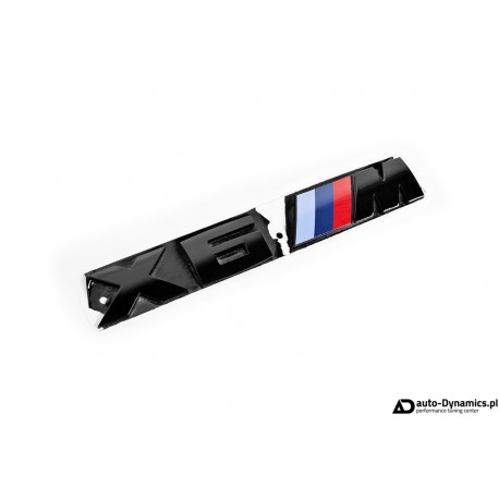 Emblemat Tył BMW X6M [F86] - iND [Logo | Znaczek | Lakierowany | Mat | Połysk]