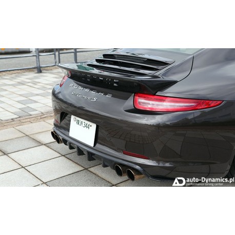 Spoiler Pokrywy Maski Bagażnika Porsche 911 Carrera [991.1] Włókno Węglowe [Carbon] - Kohlenstoff [Lotka | Spojler | Karbon]