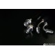 Przewody Hamulcowe Stalowy Oplot + Płyn Hamulcowy Mercedes Benz A45 AMG [176] – GruppeM & Castrol [SRF | React | Racing]