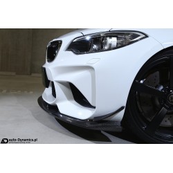 Spoiler Zderzaka Przedniego BMW M2 [F87] - Włókno Węglowe [Carbon] - 3DDesign [Spojler | Dokładka | Lip | Front | Karbon]