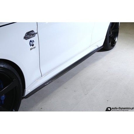 Listwy Progowe BMW M2 [F87] - Włókno Węglowe [Carbon] - 3DDesign [Progi | Dokładki | Nakładki | Karbon | Spojlery]