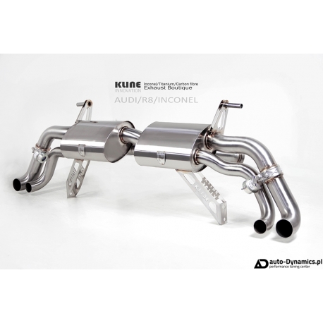 Sportowy Układ Wydechowy Audi R8 [V8] - Kline Innovation [Tłumik | Sekcja Centralna | Regulowany Dźwięk | Zawory | Tuning]