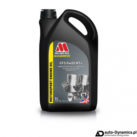 Samochodowy Olej Silnikowy 0W20 NT+ CSF - Millers Oils [Premium | Wydajny | 1L 5L 25L 205L | Certyfikat | Oryginalny]