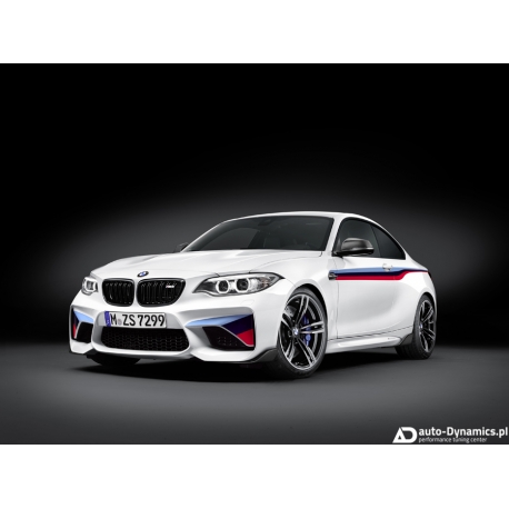 Oryginalne Splittery Zderzaka Przedniego BMW M2 [F87] Włókno Węglowe [Carbon / Karbon] - BMW M Performance [Zestaw | Tuning]