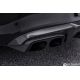  Dyfuzor Zderzaka Tylnego Mercedes Benz C63 / S AMG [205] Włókno Węglowe [Carbon] - Brabus [Blenda | Tył | Karbon]