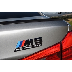 Emblemat / Logo / Znaczek Modelu BMW M5 Competition [F90] - BMW M Performance [Czarny Połysk |Tuning | Tył | Maska]