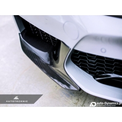  Oryginalne Splittery Zderzaka Przedniego BMW M5 [F90] Włókno Węglowe [Carbon / Karbon] - AutoTecknic [Zestaw | Tuning]