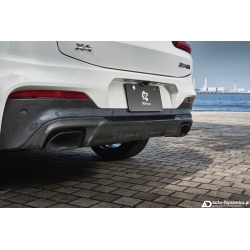 Dyfuzor Zderzaka Tylnego BMW X4 [G02] Włókno Węglowe [Carbon] – 3DDesign [Dokładka Tył | Blenda | Spojler | Tuning | Karbon]
