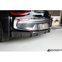 Dyfuzor Zderzaka Tylnego BMW i8 [L12] Włókno Węglowe [Carbon] – 3DDesign [Dokładka Tył | Blenda | Spojler | Tuning | Karbon]